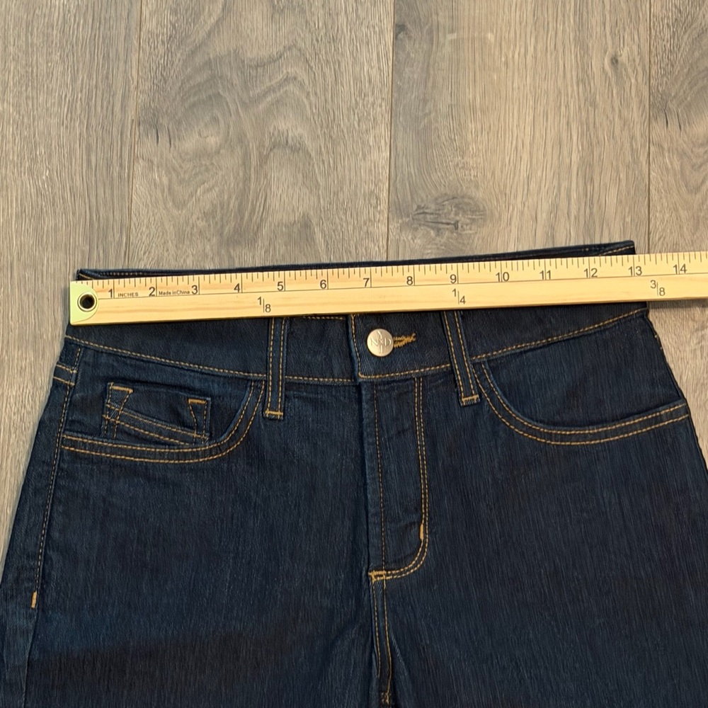NYDJ Marlyn straight dark wash jeans size 2p - Picture 4 of 8